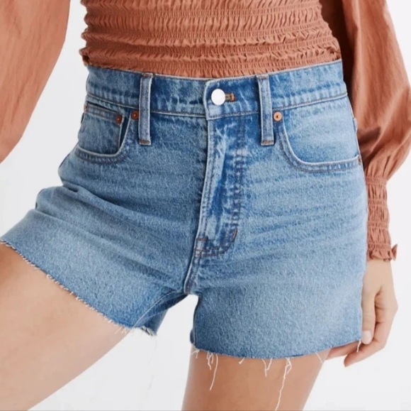 Madewell Perfect Vintage Jean Shorts - Picture 1 of 5